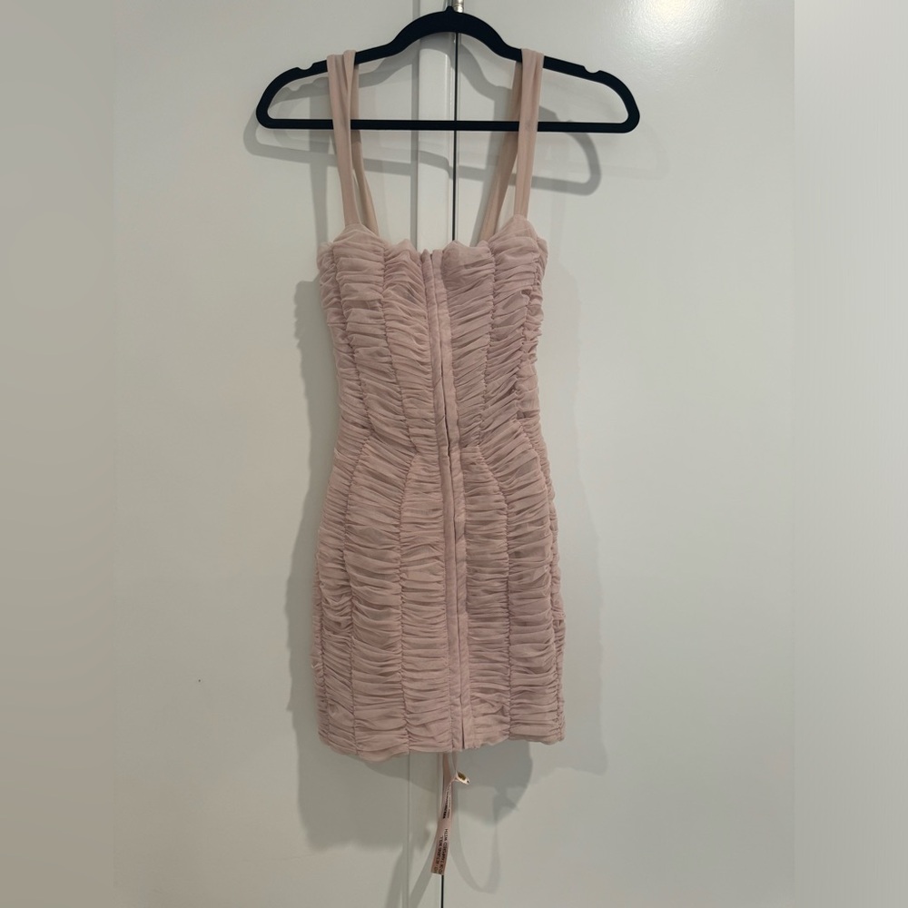 House of CB Cate NWT Ruched Mini Dress